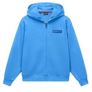 Napapijri Childrens/Kids Logo Full Zip Hoodie / Blue